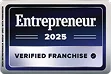 Entrepeneur 2025 Verified Franchise badge